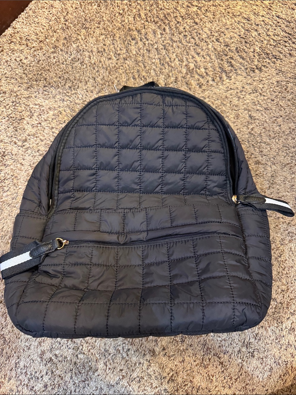 Shiraleah Quilted Black Backpack